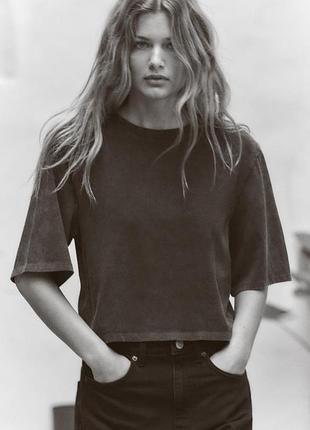 Футболка укорочена s m zara