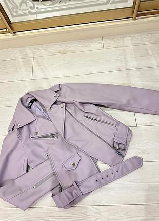 Лавандовая косуха zara оригинал