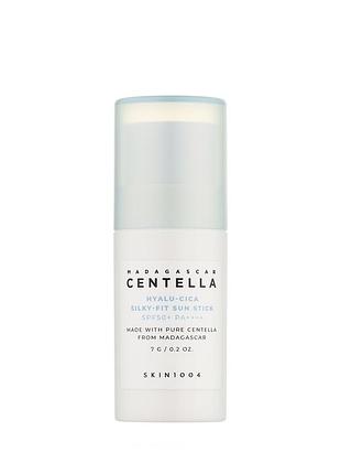 Сонцезахисний стік skin1004 madagascar centella hyalu-cica silky-fit sun stick spf 50+ pa++++ 7 г