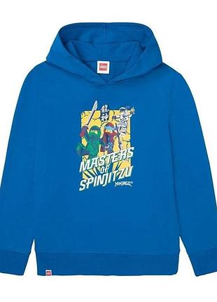 Худи толстовка кофта (петелька) lego на мальчика 35114, ниндзяго