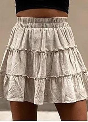 Спідниця ярусна юбка ярусная на подкладе