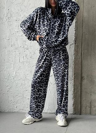 Костюм прогулочный велюровый плюш