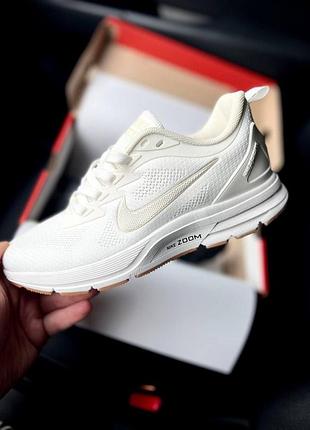 Кроссовки женские nike air zoom white &amp; beige кроссовки женские мужские найк