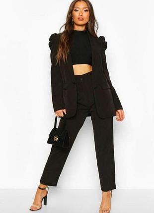 Блейзер с объемными плечами,большой размер 20/22