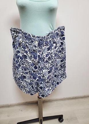 Красивые брендовые коттоновые шорты батал