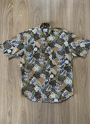 Мужская лёгкая итальянская рубашка гавайка arsie