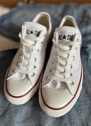 Білі кеди конверси converse оригінал 39 рр унісекс