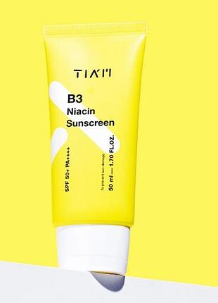 Tiam b3 niacin sunscreen – сонцезахисний крем з ніацинамідом 50 мл