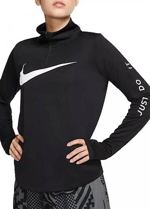 Черная спортивная кофта от nike running размер s
