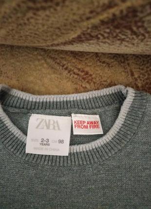 Свитер  zara, 2-3 года 3