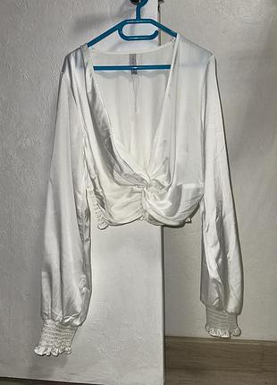 Трендовая блуза s amisu, блуза топ, открытая блузка
