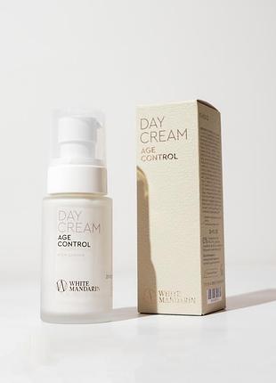 Крем для лица day cream age control омоложение кожи предотвращает появление морщин white mandarin choice