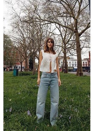 Zara baggy джинси 34, zara багги джинсы хс/с