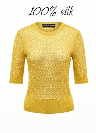 Шелковая тенниска dolce&gabbana. оригинал.