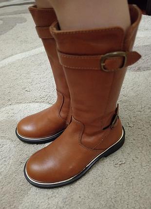 Чоботи черевики шкіра romagnoli розмір 24