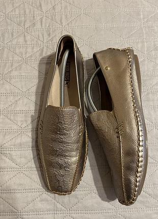 Кожаные туфли мокасины слипоны pikolinos 41-42р