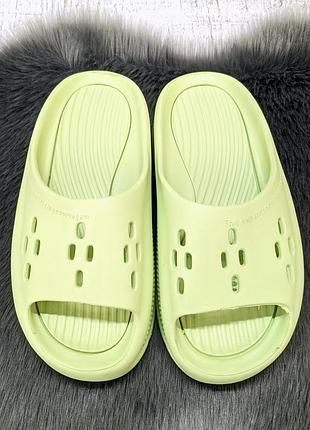 Шлепанцы сланцы женские гипанис зеленые пенковые 4742