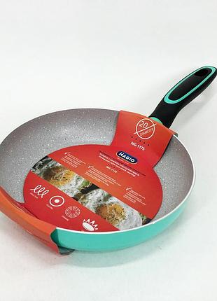 Сковорода magio mg-1175 с мраморным антипригарным покрытием 20 см, антипригарная сковорода