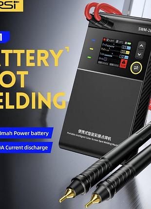 Апарат для точкового зварювання fnirsi swm-10 • 1200a • powerbank 5000 маг • портативний