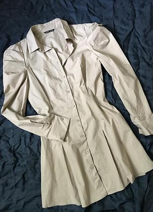 Стильна приталена сукня, плаття сорочка