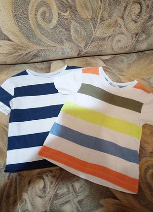Набор футболок в полоску (2шт) h&m