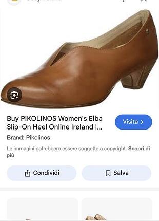 Кожаные туфли лодочки лоферы pikolinos 39р