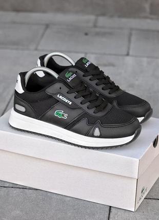 Lacoste lacoste t-clip кроссовки мужские лакосте кроссовки кроссовки2 фото