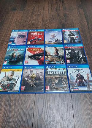 Диски для приставки sony playstation, ігри для ps4
