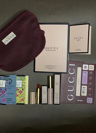 Gucci косметичка із семплами косметики та парфумерії5 фото