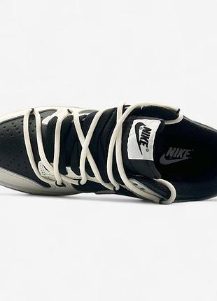 Nike dunk black white 8