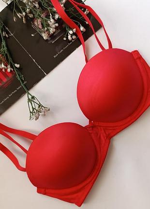 Бюстгальтер бум шел красный бюст базовый лиф пуш-ап primark 32b 70b