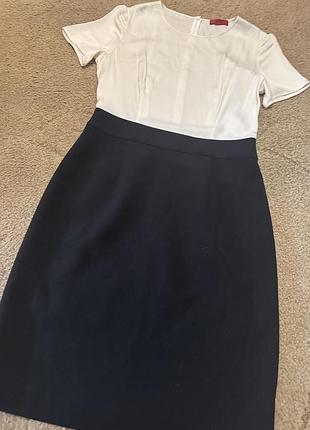 Платье с шелком люкс бренд