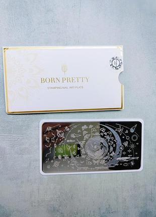 Пластина для стемпінгу born pretty sharing beauty l001 декор нігті вживана