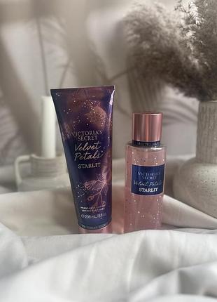 Victoria’s secret velvet petals набір з 2 спрей і лосьйон