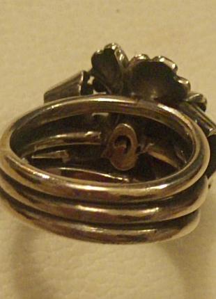 Каблучка срібло 3
