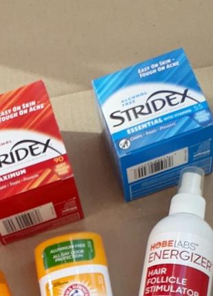 В наявності stridex диски контроль акне, без спирту, 55 м’яких подушечок айхерб iherb