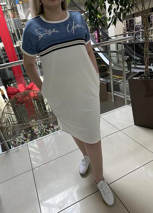Жіноча біла сукня спорт шик туреччина