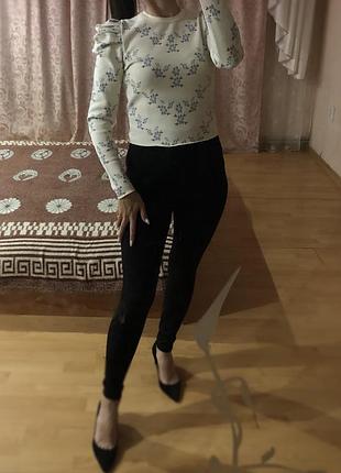 Лосіни з ефект пуш ап в рубчик