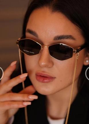 Сонцезахисні окуляри з  ланцюжком marc jacobs, орігінал