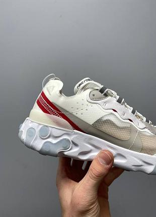 Кроссовки nike react element 87’ white 8