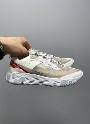 Кроссовки nike react element 87’ white 2