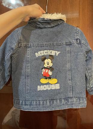 86см джинсовка дитяча микки маус
