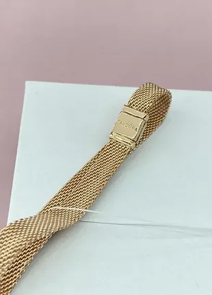 Браслет в позолоте rose пандора pandora reflexion pave оригинал\серебро 9256 фото