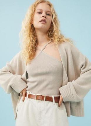 Топ zara/ кроп топ zara/ топ в рубчик zara