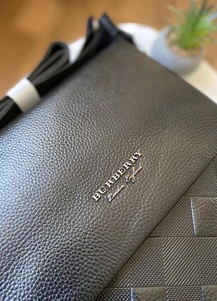 Мужская сумка burberry черная 9