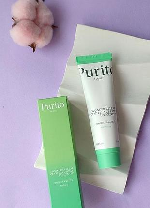 Крем с центеллой без масел purito seoul wonder releaf centella cream unscented