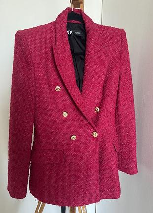 Жакет твідовий zara