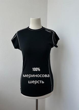 Тонка футболка із шерсті northland , термо білизна із мериносової шерсті , термо футболка pure merino