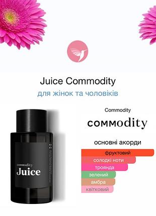 Парфуми commodity juice та book (expressive)
