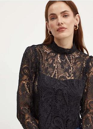 Гольф ажурний чорний s розмір